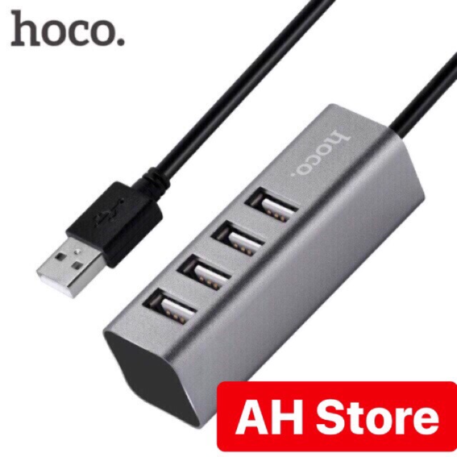 Hub USB 4 Cổng Hoco HB1 Chính Hãng - BH 1 Năm