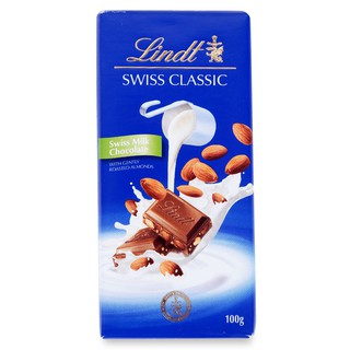Sôcôla sữa Lindt truyền thống nhân hạnh nhân 100g