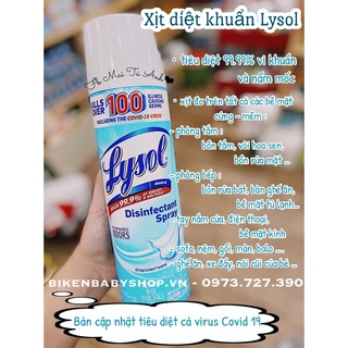 Xịt diệt khuẩn Lysol  538gr