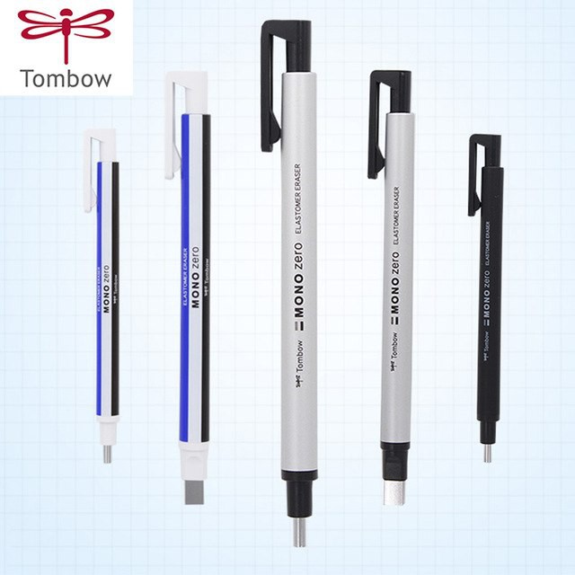 Bút Gôm Tẩy Cao Cấp Tombow Mono Zero, Nhật Bản - Đầu Tròn, Dẹt