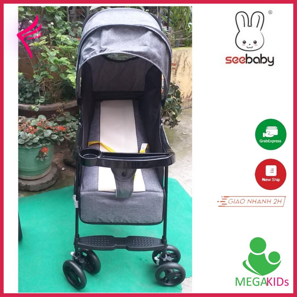 Xe đẩy gấp gọn nhiều tư thế Seebaby QQ3 - lưng nằm bằng lưới - Phiên bản cải tiến đổi tên Q6 BẢO HÀN