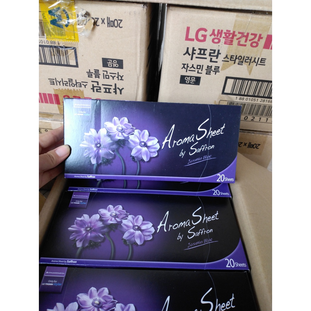 [Ship hỏa tốc] Giấy thơm Aroma sheet dùng cho máy giặt khô LG styler