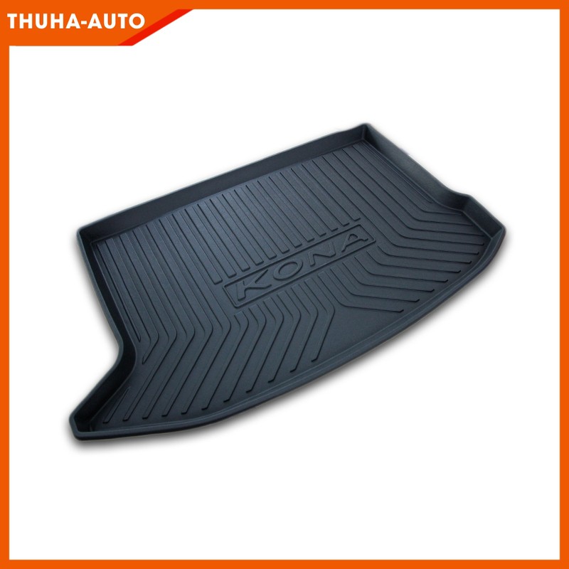 Lót cốp nhựa TPO dẻo bền tiện dụng chống thấm nước xuống sàn gây mùi dành cho xe Hyundai Kona