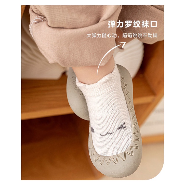 Giày Vớ Đế Cao Su Mềm Chống Trượt Dễ Thương Cho Bé Sơ Sinh