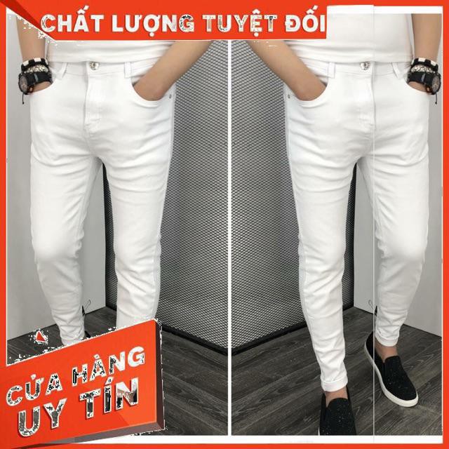 [SALE TẾT] Quần jean nam den trơn và trắng trơn cao cấp giá cực rẻ | BigBuy360 - bigbuy360.vn