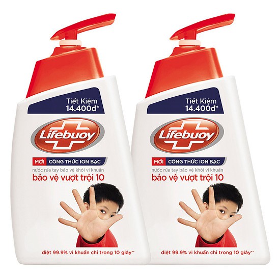 Nước Rửa Tay Lifebuoy 120g/ 180g Và 500g