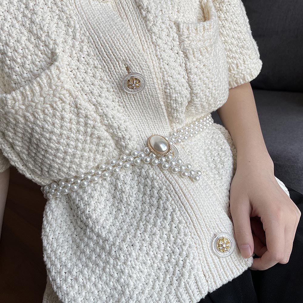 Thắt Lưng Co Giãn Họa Tiết Hoa Lá Phong Cách Vintage Cho Nữ