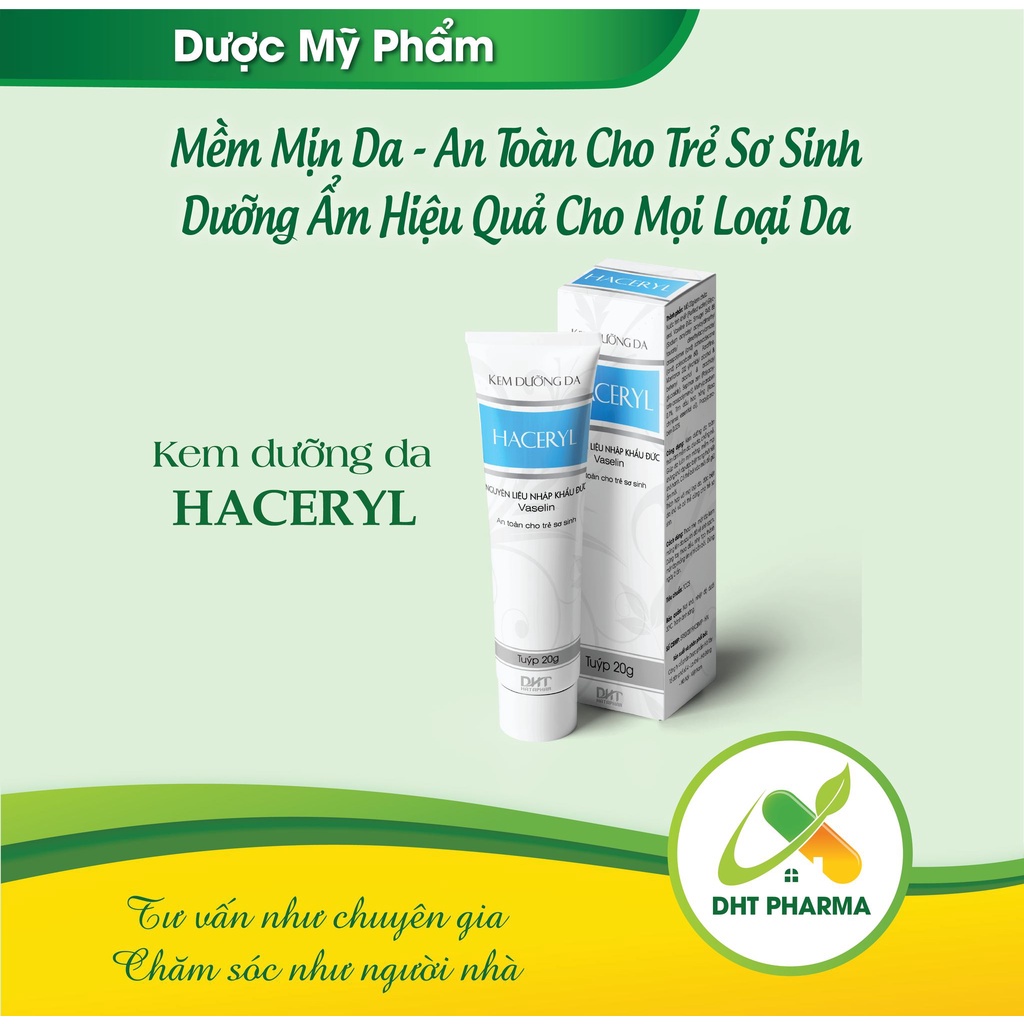 Kem dưỡng ẩm cho mọi loại da Haceryl tube 20g