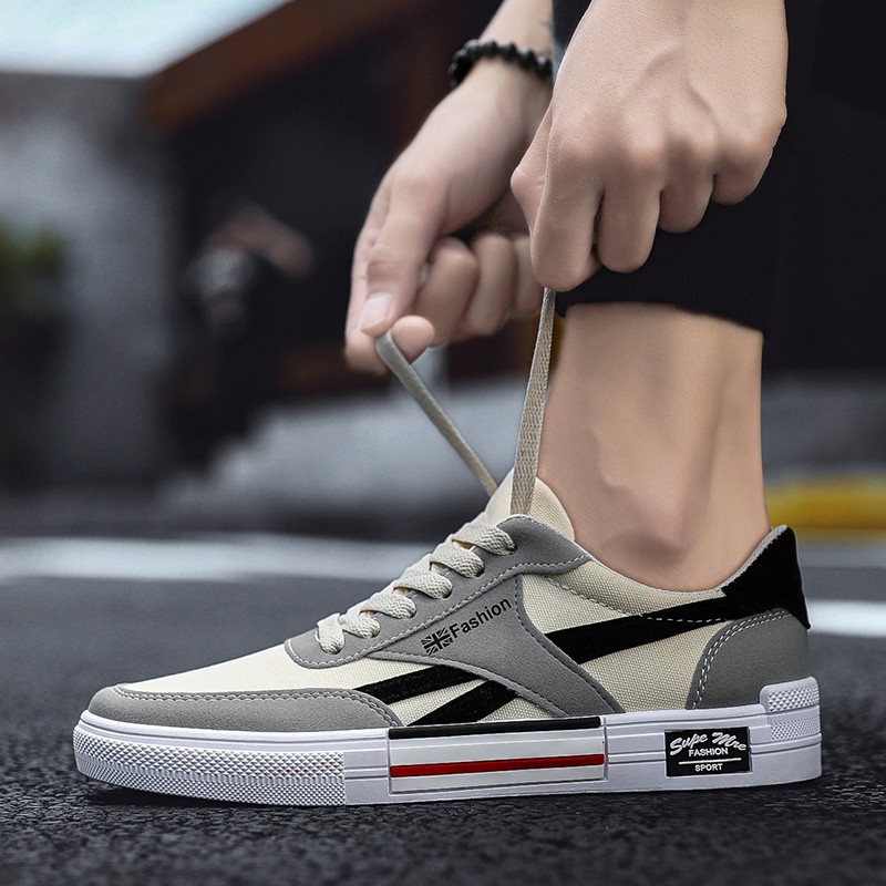 Giày vải canvas kiểu Hàn Quốc thoáng khí thời trang mùa hè dành cho nam | BigBuy360 - bigbuy360.vn