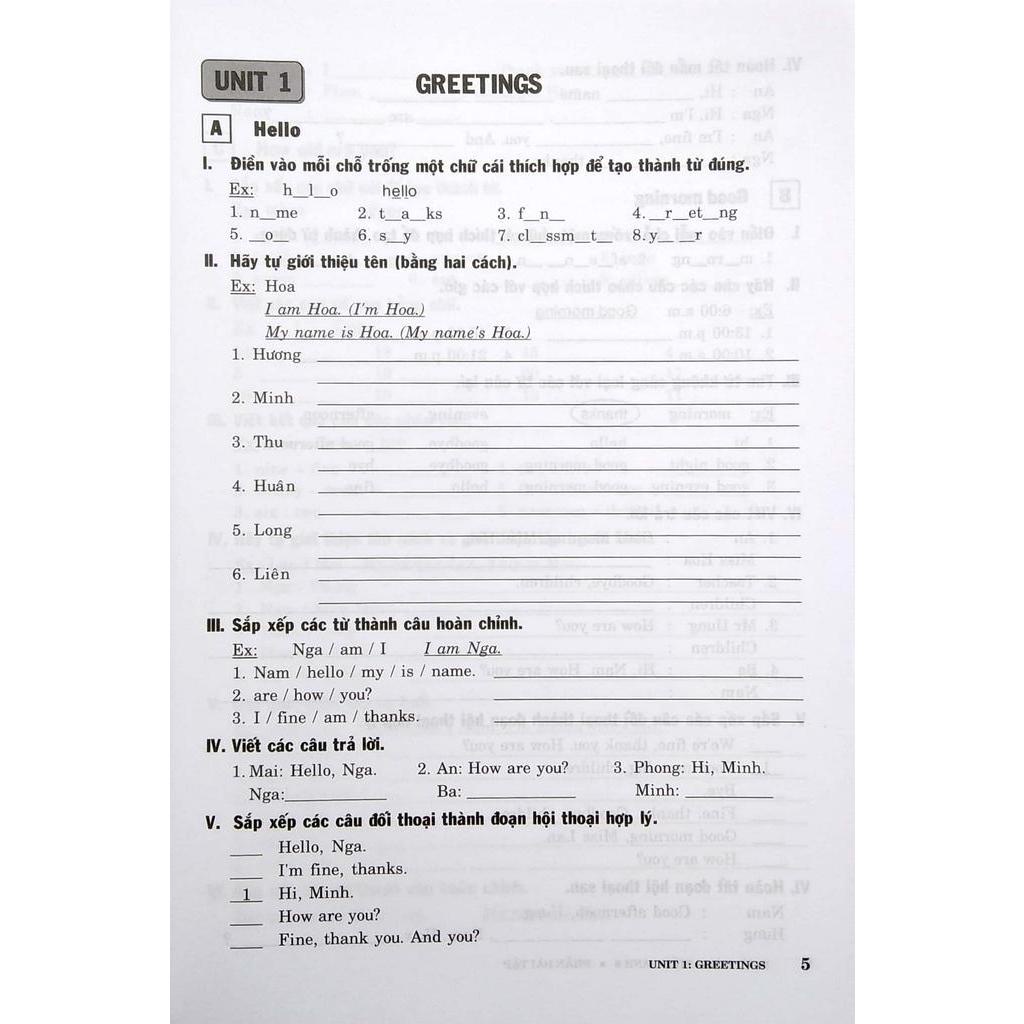 Sách Bài Tập Thực Hành Tiếng Anh 6