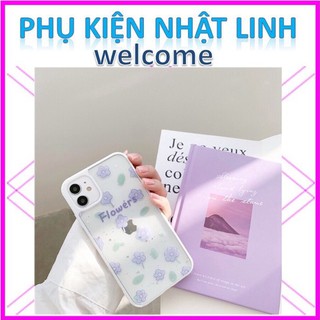 Ốp Lưng iphone - Ốp iphone viền Hoa tím kim tuyến 6/6plus/6splus/7/8/7plus/8plus/x/xs/xsmax/11/11promax