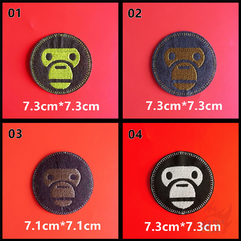 Miếng vá quần áo hình Bape AAPE Series 01 - JDM phong cách Hip Hop
