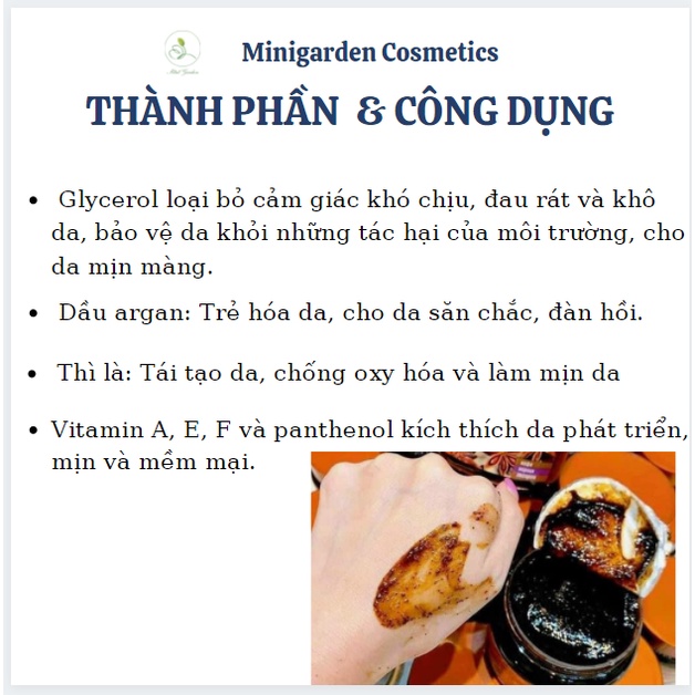 Tẩy da chết toàn thân quế hồi cà phê Exclusive Cosmetics Nga, tẩy tế bào chết toàn thân 380g