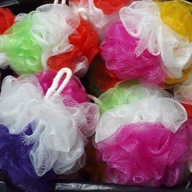 Bông tắm lưới tròn