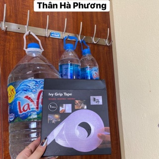BĂNG DÍNH 2 MẶT TRONG SUỐT ĐA NĂNG