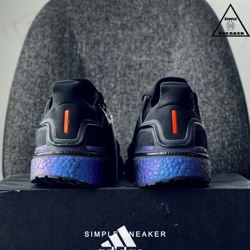 Giày Adidas Ultraboost 20 Chính Hãng💙FREESHIP💙Adidas Ultra Boost 20 Black Galaxy ISS- Giày Chạy Bộ Nam Nữ-Simple Sneaker
