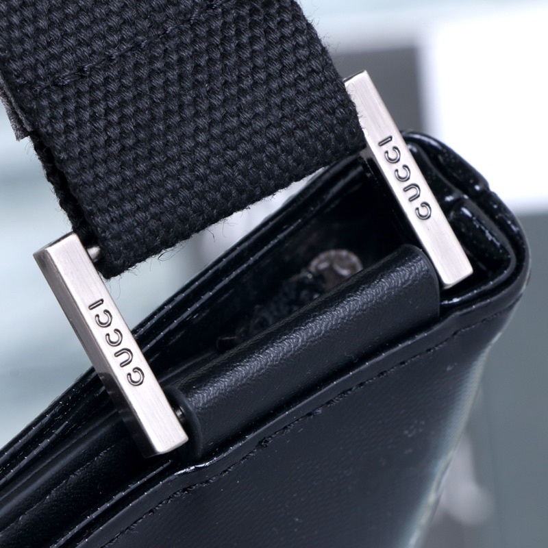 Túi đeo chéo nam Gucci GC da thật cao cấp size 32 dây đeo vải có thể điều chỉnh