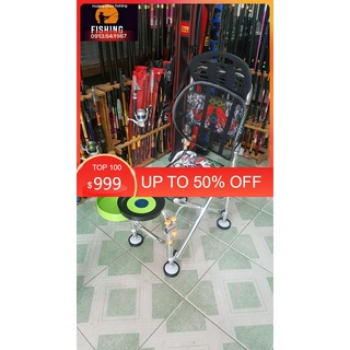 FREESHIP Ghế câu đài địa hình cá chép 2 mặt, full phụ kiện