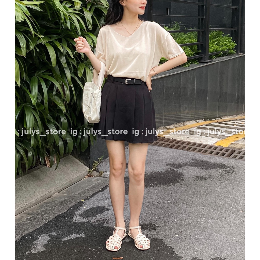 Áo len giấy cổ tim 915 (ảnh thật kèm video)