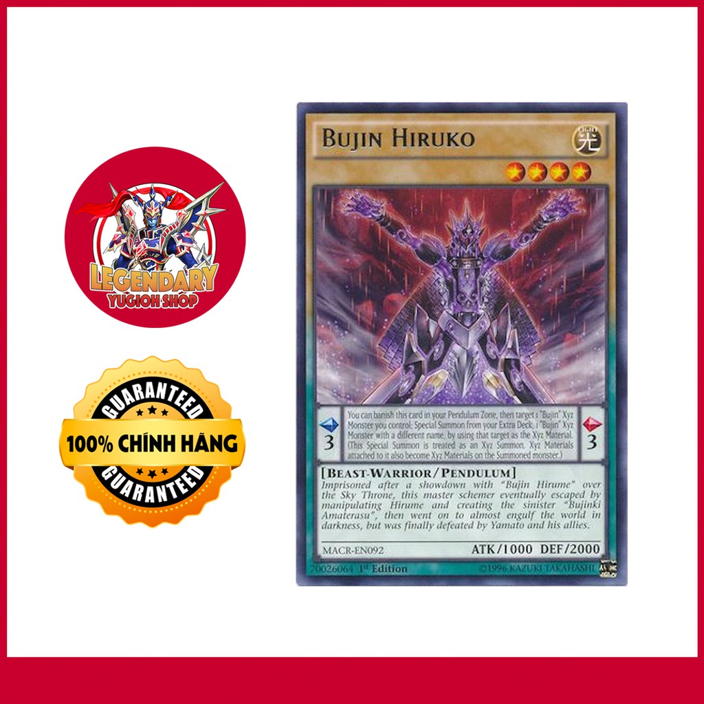[Thẻ Bài Yugioh Chính Hãng] Bujin Hiruko