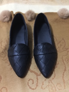 Giày bệt da sần