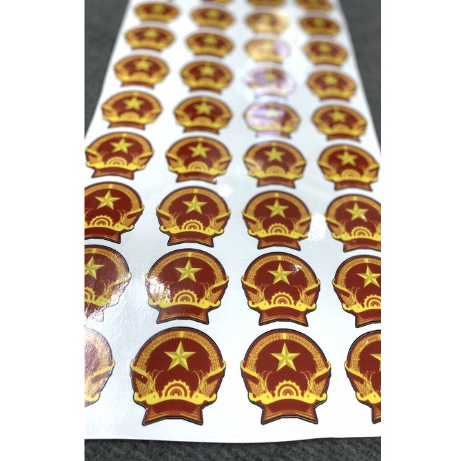 Tem Quốc Huy ( tem Đảng ) ( giá 1 bảng )