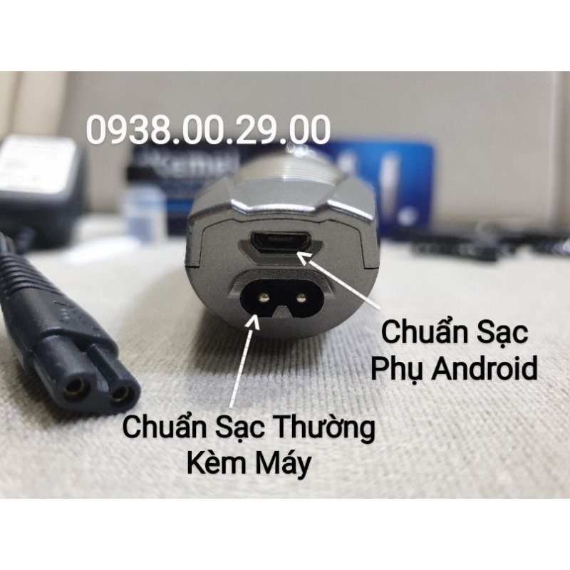 Tông Đơ Chấn Viền Chuyên Nghiệp Kemei KM-2712 Hàng Nhập Khẩu Chính Hãng.(Ảnh thật)