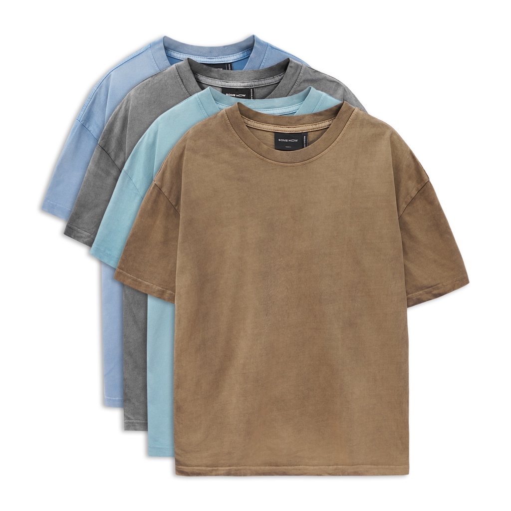 Áo Thun Nam Layers Washed C4 , Chất Vải Cotton 2 chiều Thoải Mái , AT011459 ,SOMEHOW