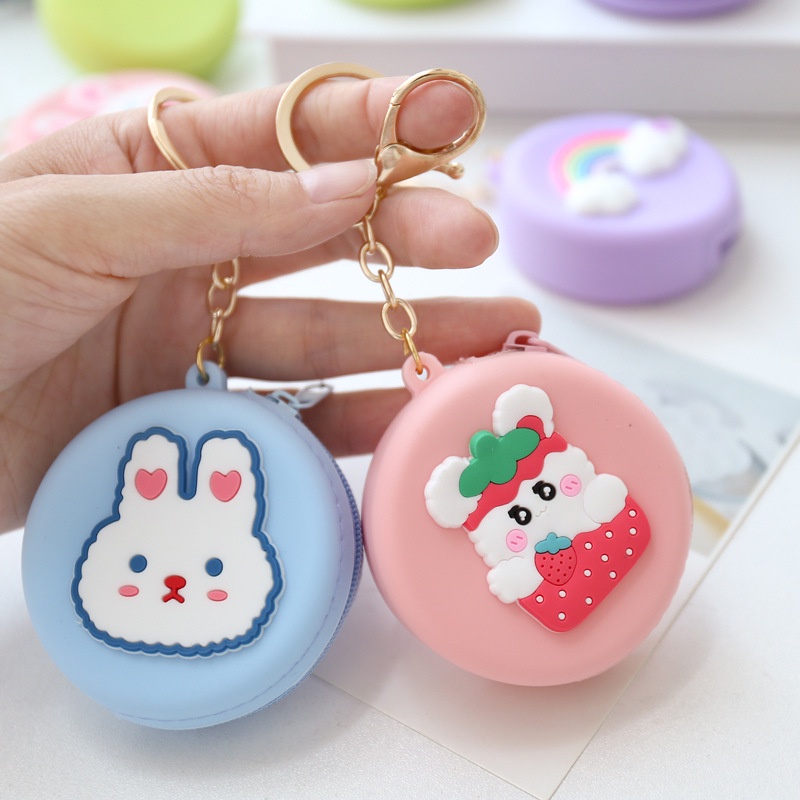 Ví Đựng Đồ Cá Nhân Bằng Silicon Hình Dễ Thương Nhiều Màu KUMI STORE