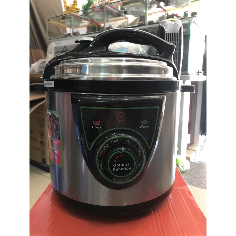 Nồi áp suất điện lucky international lòng inox