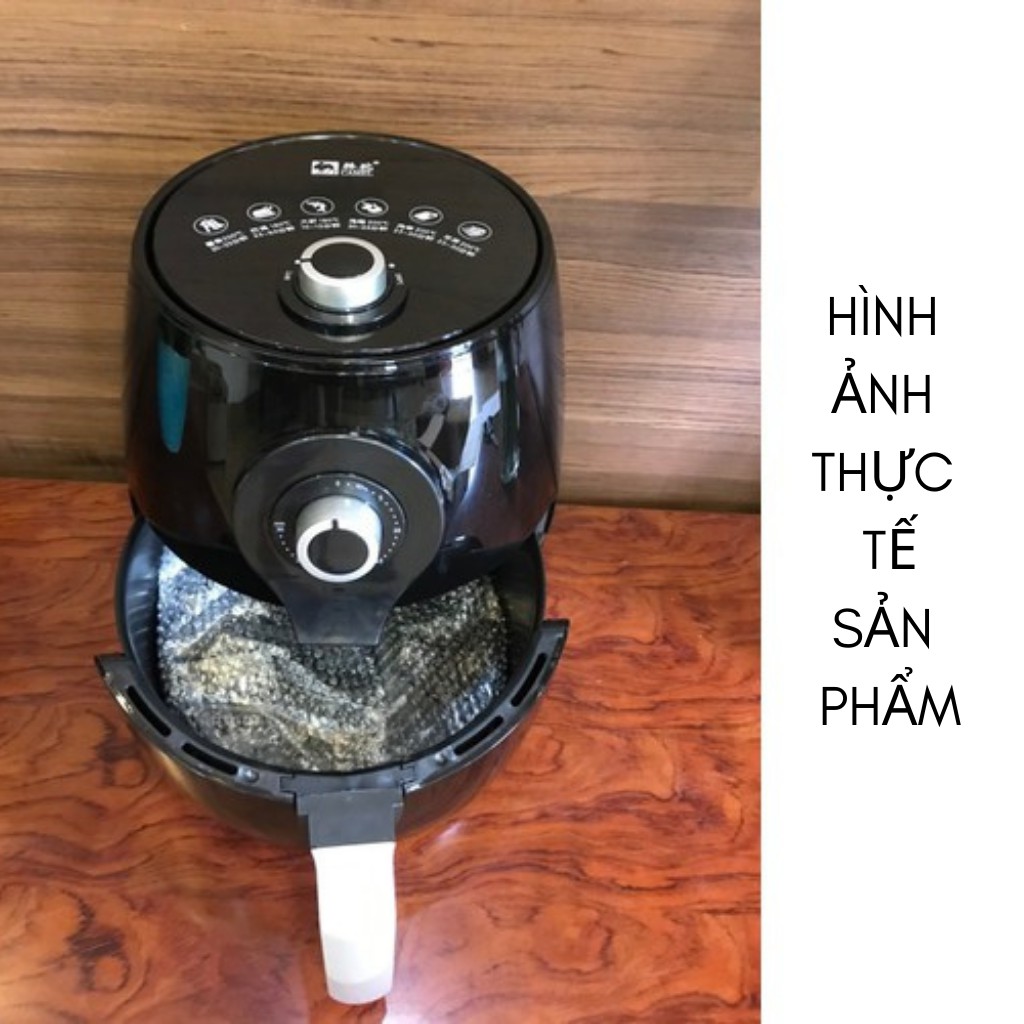 Nồi chiên không dầu Chính hãng CAMEL Dung tích 6L Công suất 1350W Màu đen - BẢO HÀNH 1 NĂM