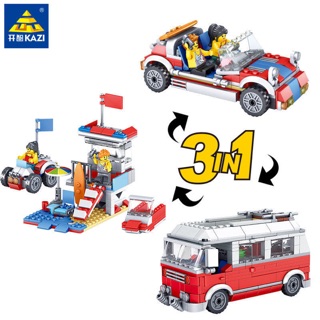 Lego xe ngôi nhà di động lắp ráp 3 kiểu