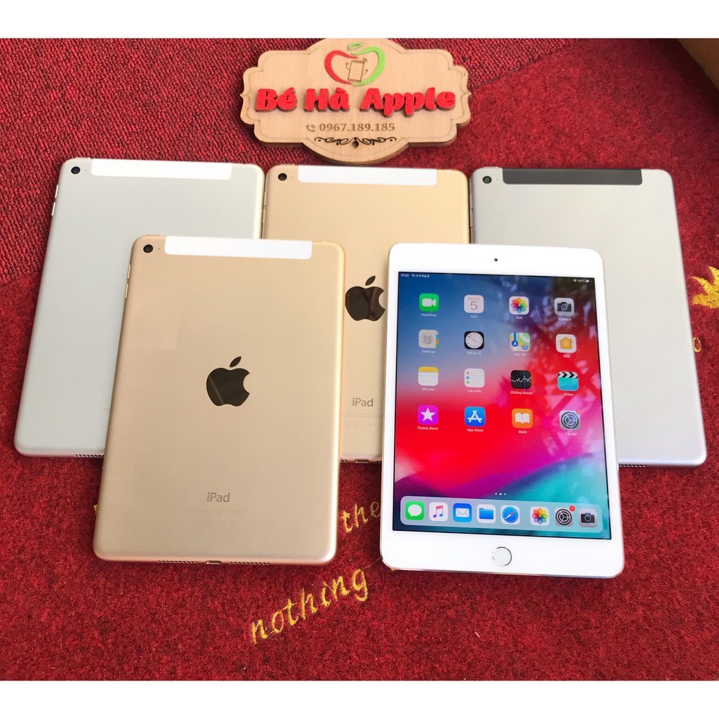 Máy Tính Bảng iPad Mini 4 - 64Gb/32Gb/16Gb (4G + Wifi) Quốc tế - Zin Đẹp Như Mới - Ram 2Gb /Chip A8 2X /Màn đẹp Siêu nhe | BigBuy360 - bigbuy360.vn