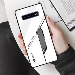 Ốp lưng điện thoại Samsung Galaxy S10, S10 Plus - Republic of Gamers, chất liệu kính cường lực