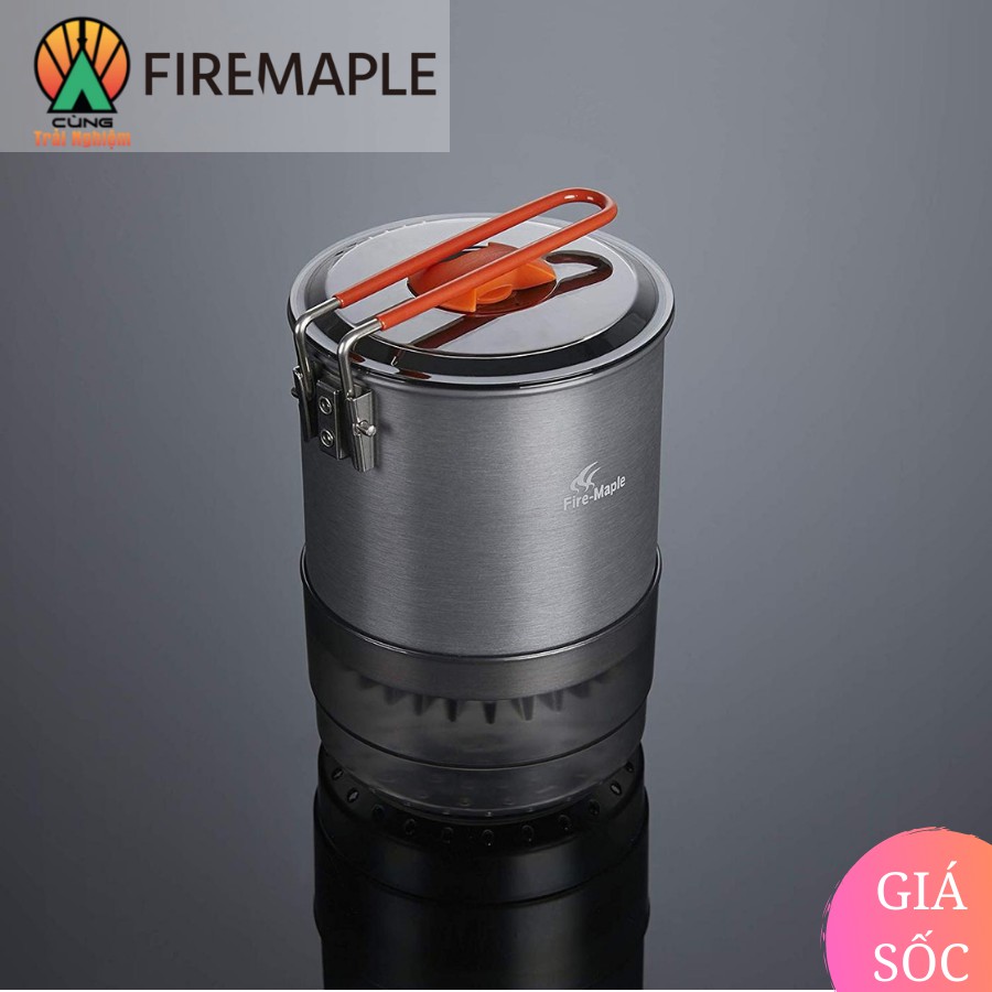 [CHÍNH HÃNG] Bộ Nồi Đa Năng Dã Ngoại Chuyên Dụng Fire Maple FMS-STEAM Cho Hoạt Động Nấu Ăn Ngoài Trời ISLAND STEAM KIT