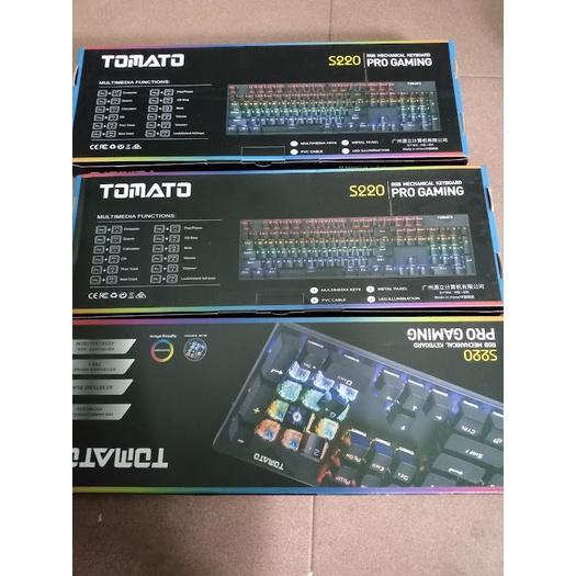 Giá siêu tốt  Bàn phím cơ Tomato S220 Blue Switch