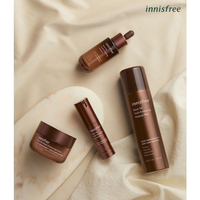 [Hàng mới về] Ampoule/serum/kem dưỡng da Innisfree chiết xuất trà đen