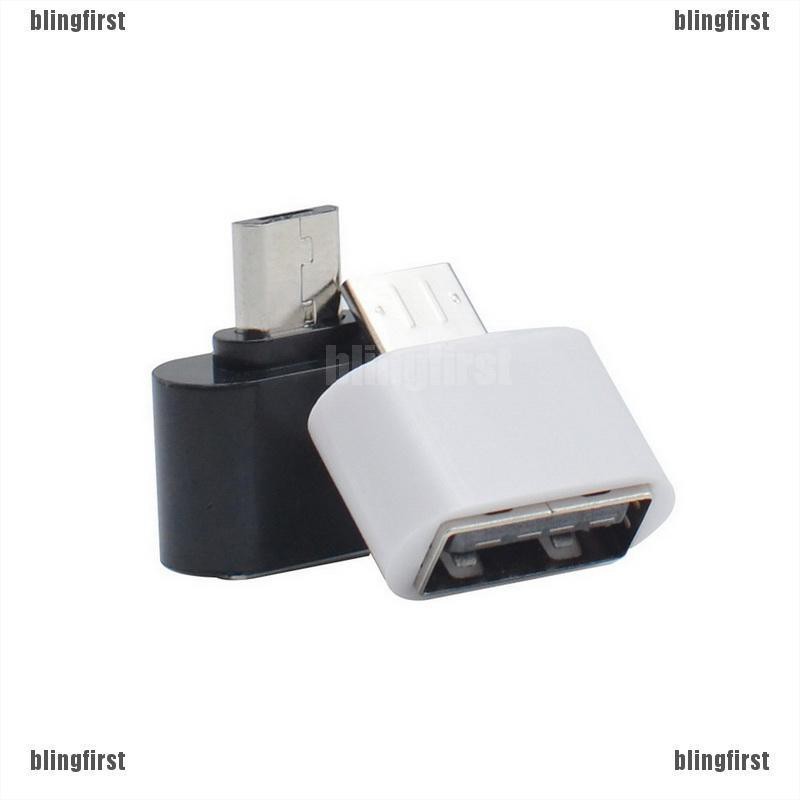 [Bling] 2pcs Micro USB Male To USB A 2.0 Adaptador OTG Convertidor Adapter Converter [First]