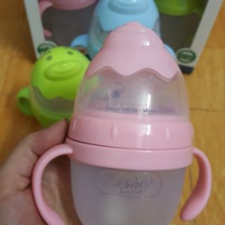 Bình sữa thần thánh silicone cao cấp Baby Lops Anh