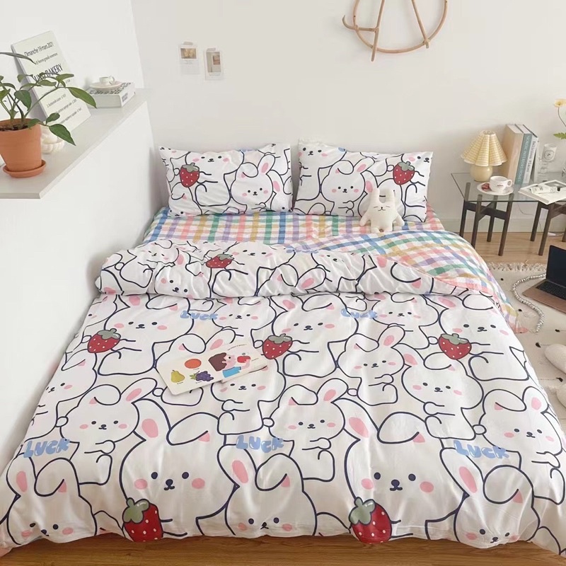 Bộ Chăn Ga Gối Cotton living Nhập Khẩu Hàn Quốc