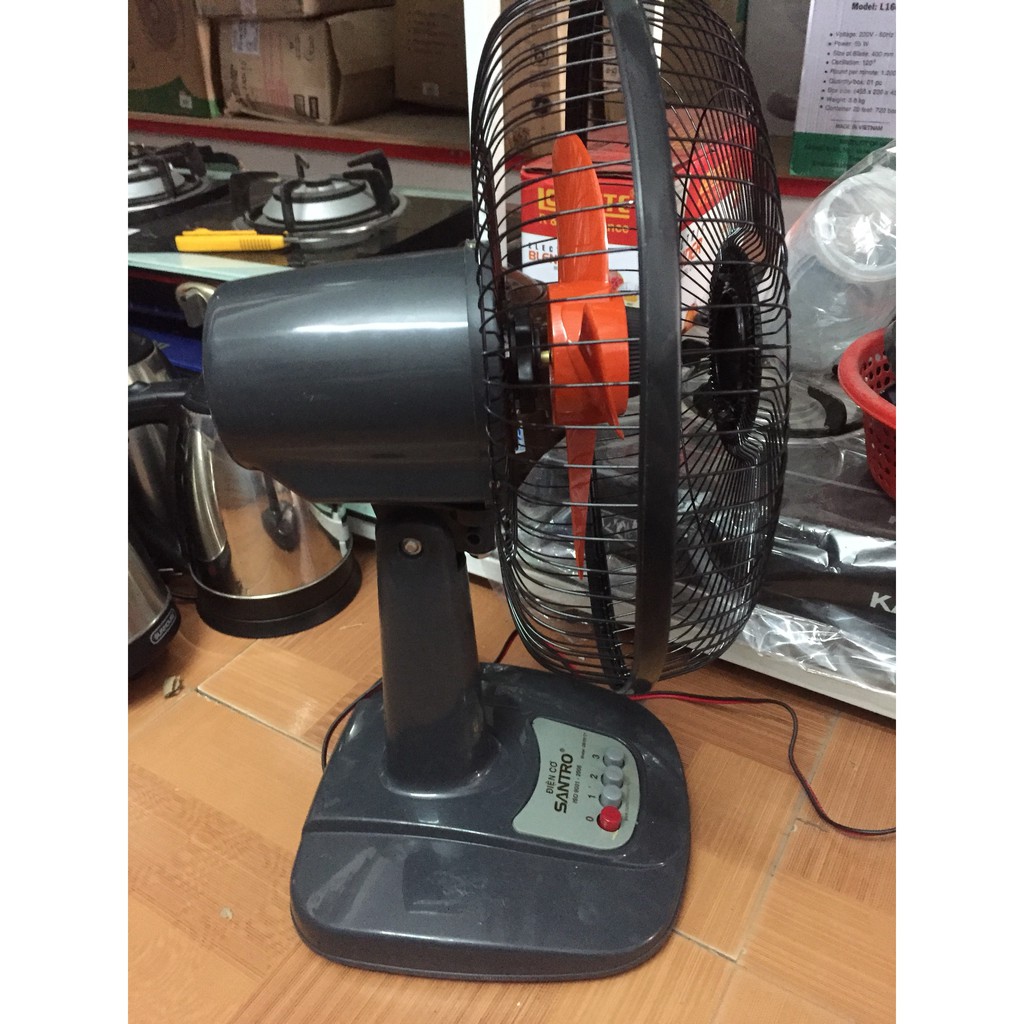 QUẠT ĐỂ BÀN KẸP BÌNH ẮC QUY 12V