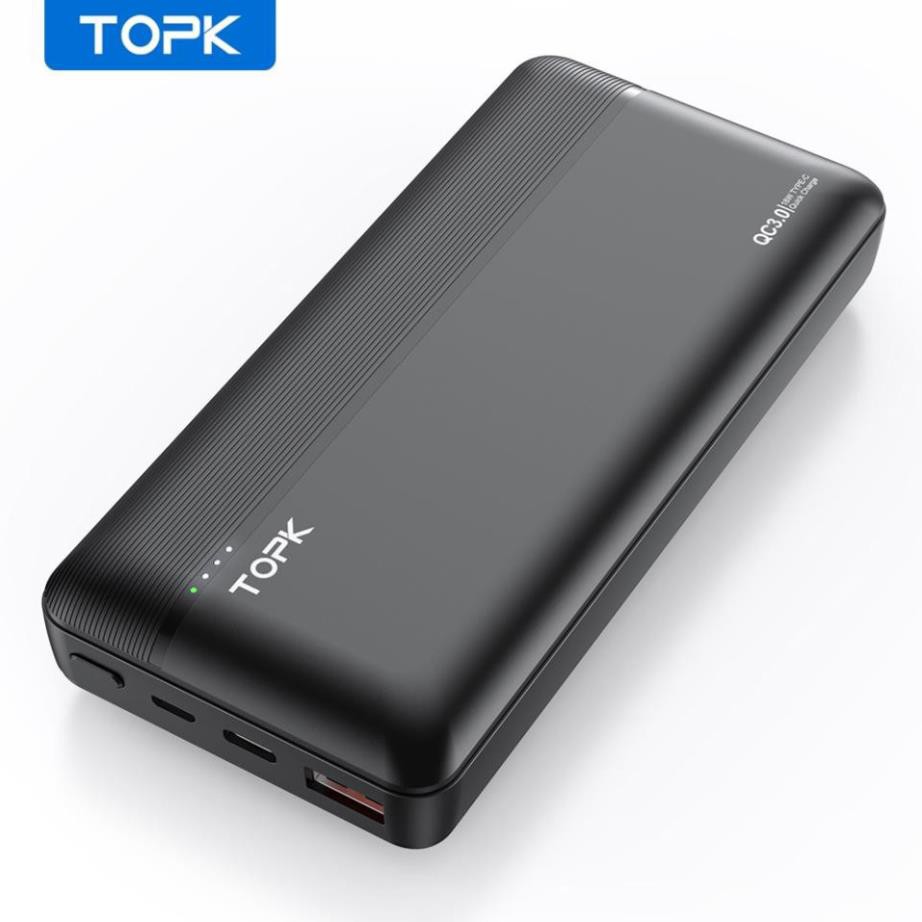 Sạc dự phòng TOPK I2015P 18W 20000mAh cho HUAWEI Samsung Xiaomi OPPO Vivo Realme