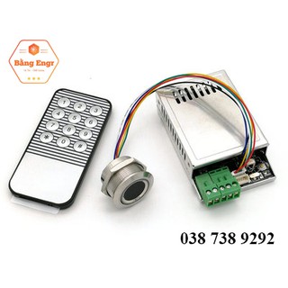 Mạch VÂN TAY 1 CHẠM + ĐIỀU KHIỂN TỪ XA siêu nhạy lắp Cửa nhà, Thiết bị điện,  v..v..