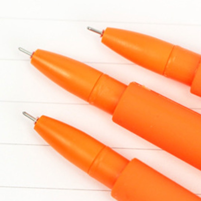 Bút Bi Mực Đen Hình Thỏ / Cà Rốt / Trái Tim Dễ Thương Cho Học Sinh / Văn Phòng