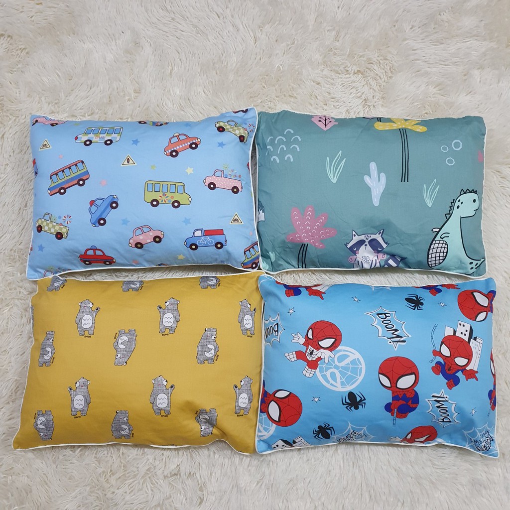 Vỏ gối trẻ em Cotton 100% size 30x50 cm - 1 cái