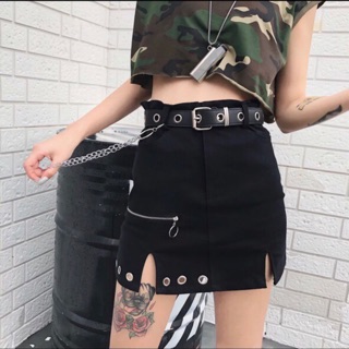 Chân váy Ulzzang khoá kéo/kèm feedback