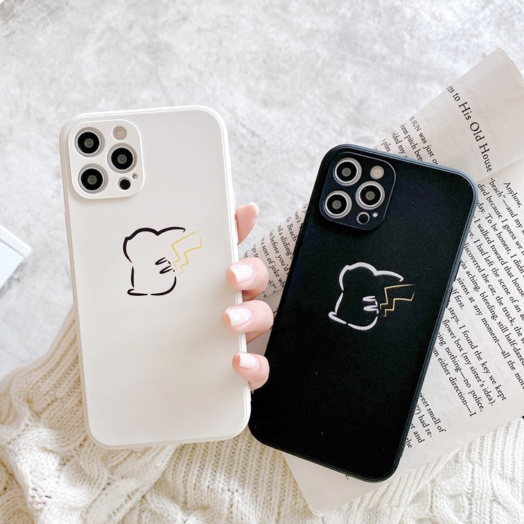 Ốp lưng iphone Pokepoke cạnh vuông in hình viền 6/6plus/6s/6splus/7/7plus/8/8plus/x/xr/xs/11/12/13/pro/max/plus/promax | BigBuy360 - bigbuy360.vn