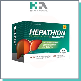 Viên bổ gan - hepathion-cà gai leo-glutathion,thải độc gan,thanh nhiệt,giải độc, mát gan và tăng cường chức năng gan