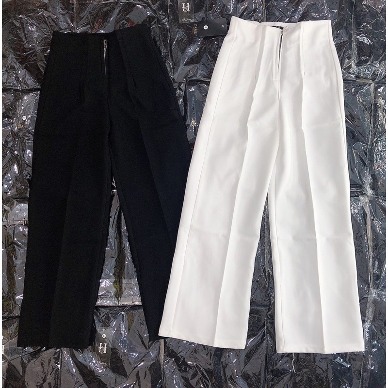 [ Mã FAMAYWA giảm 10K đơn 50K] QUẦN SUÔNG CẠP CAO KHOÁ KÉO | BigBuy360 - bigbuy360.vn