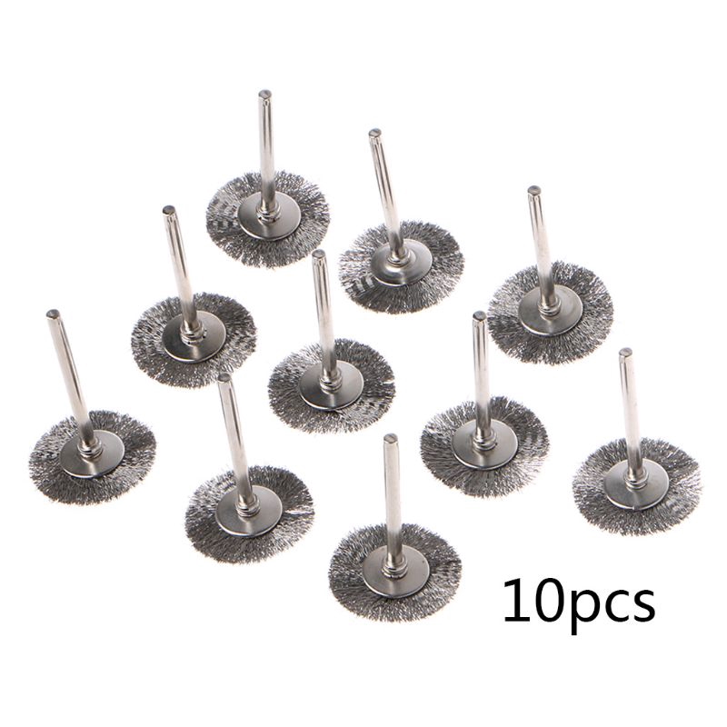 Set 10 Đĩa Mài Thép Không Gỉ 22mm Cho Máy Khoan Dremel